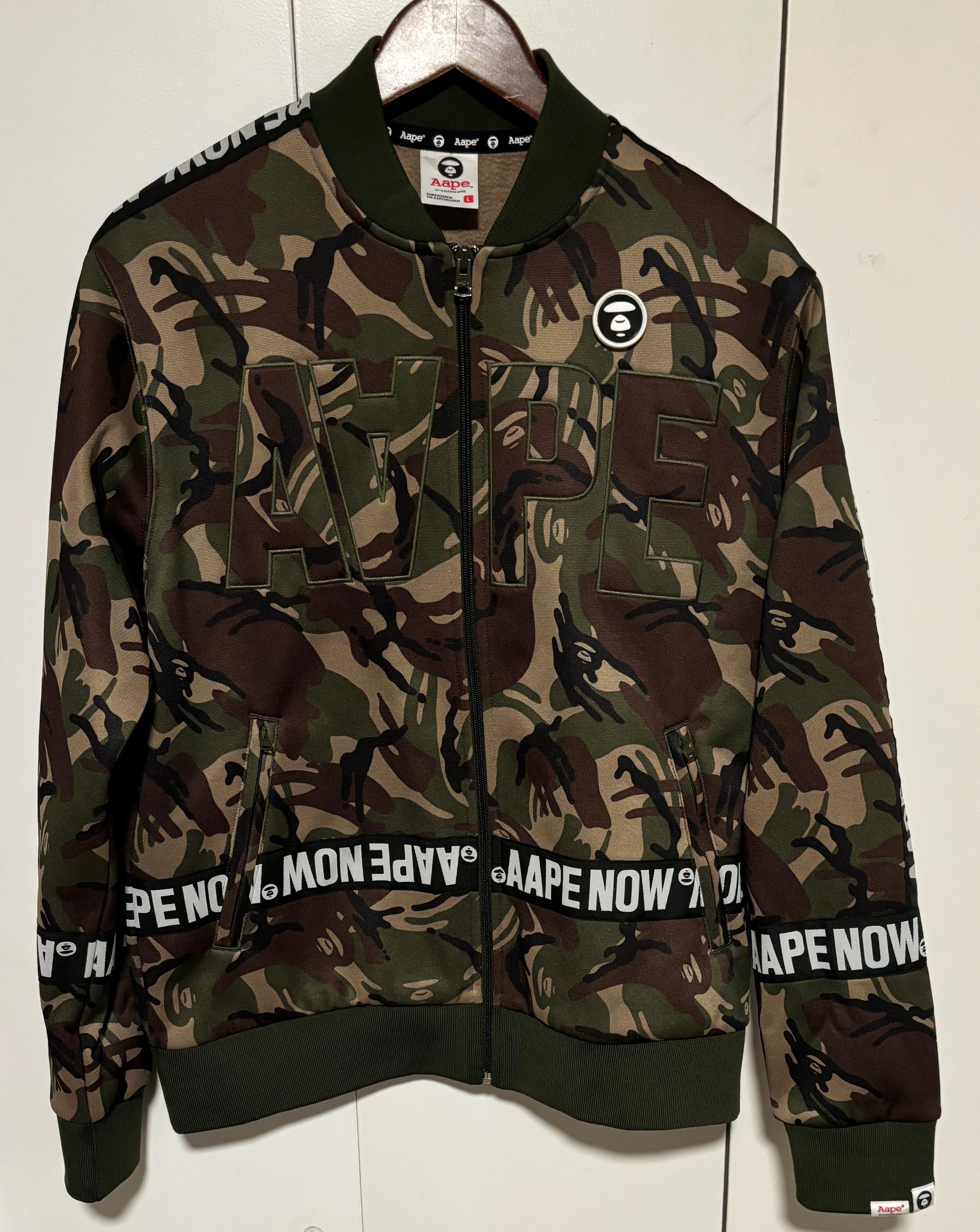 Aape AAPE Now by A Bathing Ape Camo Bomber Jacket - Medium Size US M / EU 48-50 / 2 - 1 Thumbnail