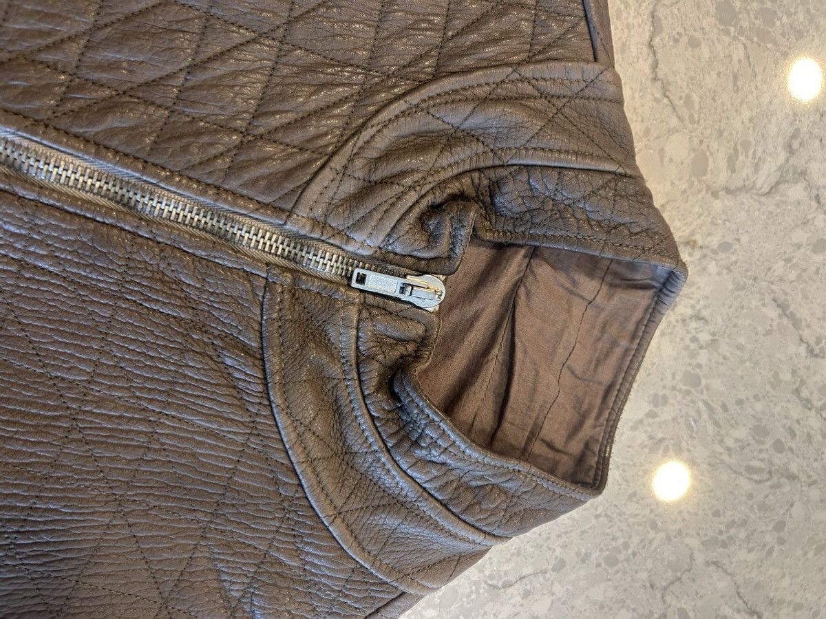 Rick Owens Rick Owens F/W 05 "MOOG" Heavy Lamb Leather Biker Jacket Size US XL / EU 56 / 4 - 10 Thumbnail