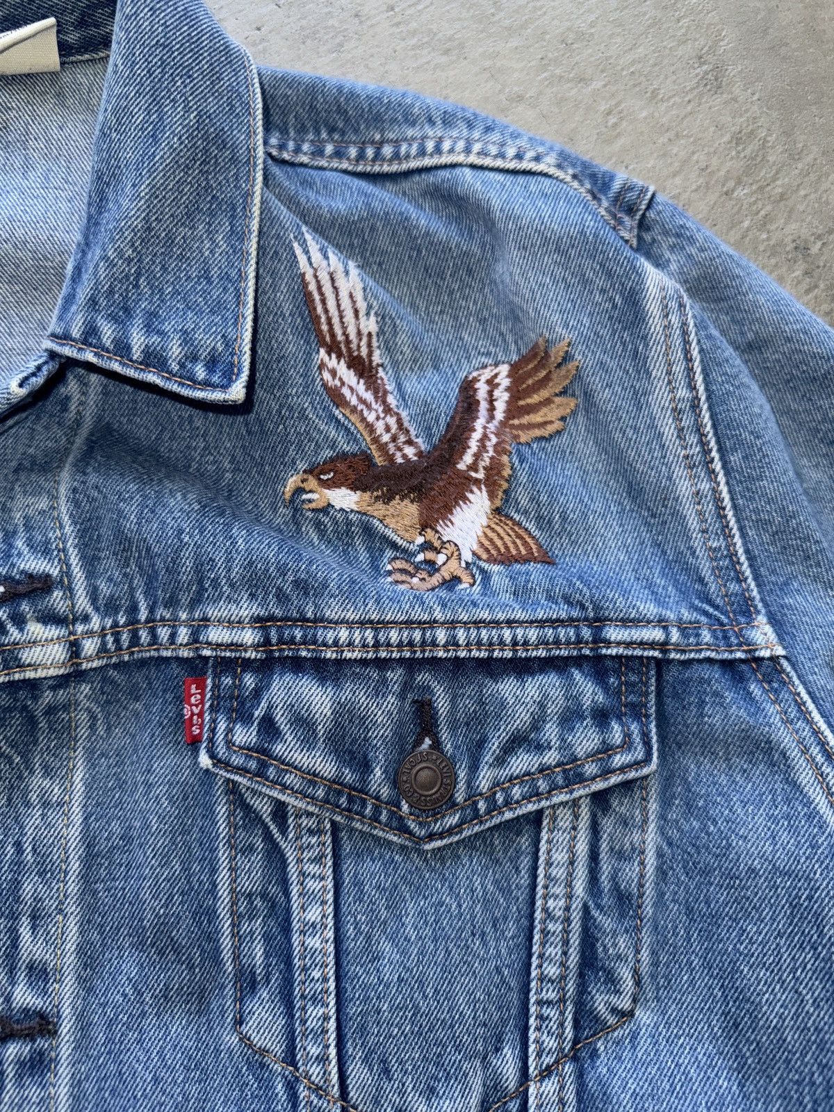 Levi's Levi’s Japan Embroidered Denim Jacket Size US XXL / EU 58 / 5 - 6 Thumbnail