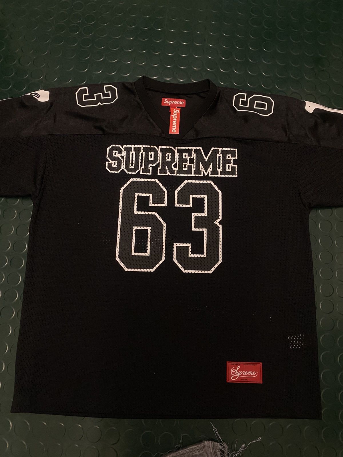 Supreme Bones Football Jersey Black Large INHAND