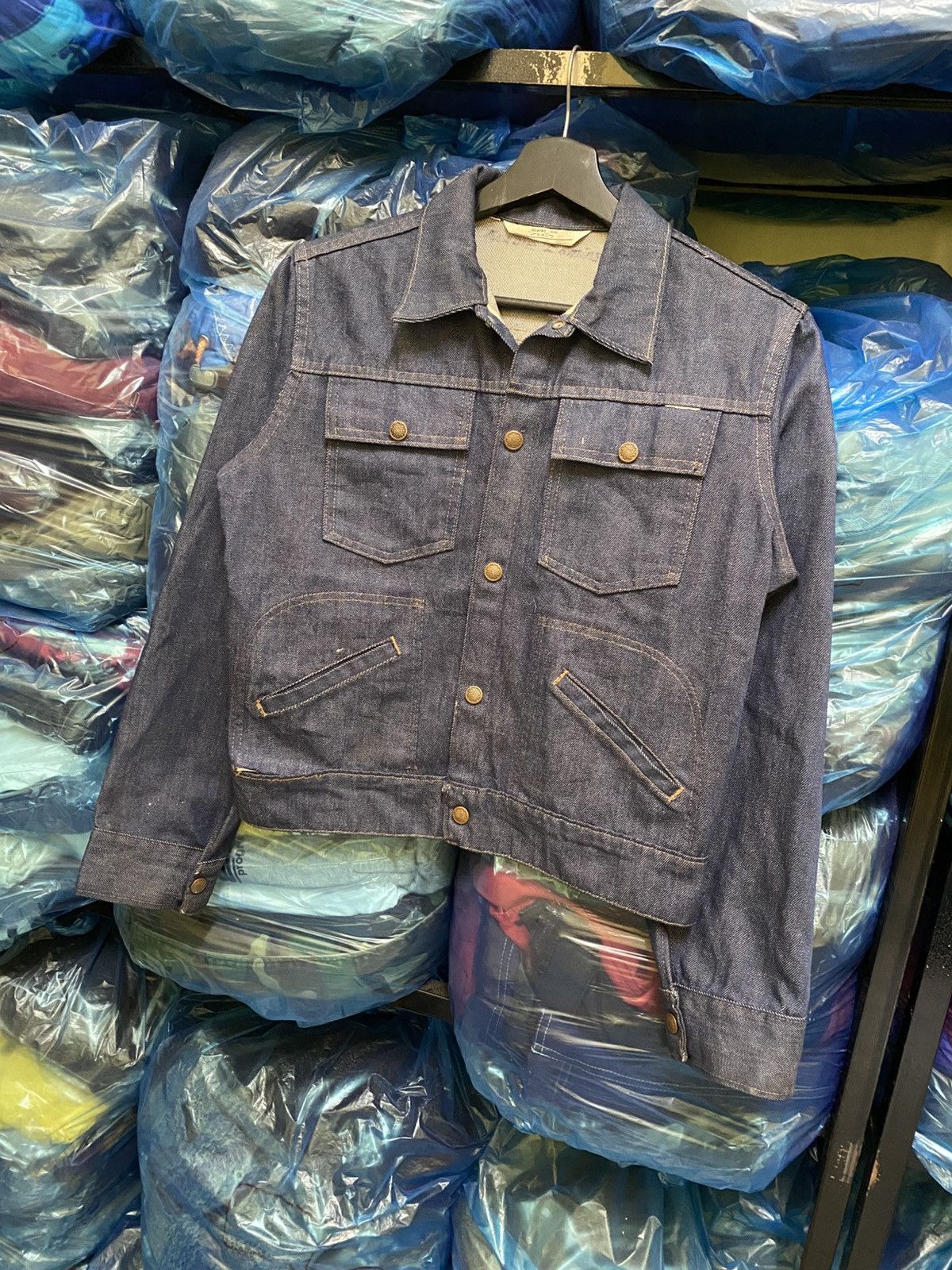 Vintage Vintage Selvedge Denim Jacket – Unbranded, 1970s Style Size US XS / EU 42 / 0 - 2 Thumbnail