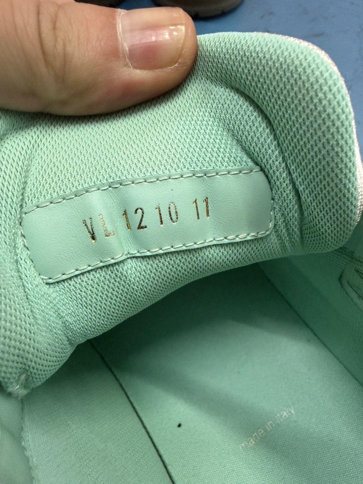 Louis Vuitton LOUIS VUITTON TEAL SNEAKERS Size US 12 / EU 45 - 6 Thumbnail