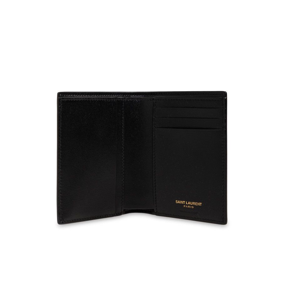 Saint Laurent Paris SAINT LAURENT Black Monogram Card Case New & Authentic Size ONE SIZE - 2 Thumbnail