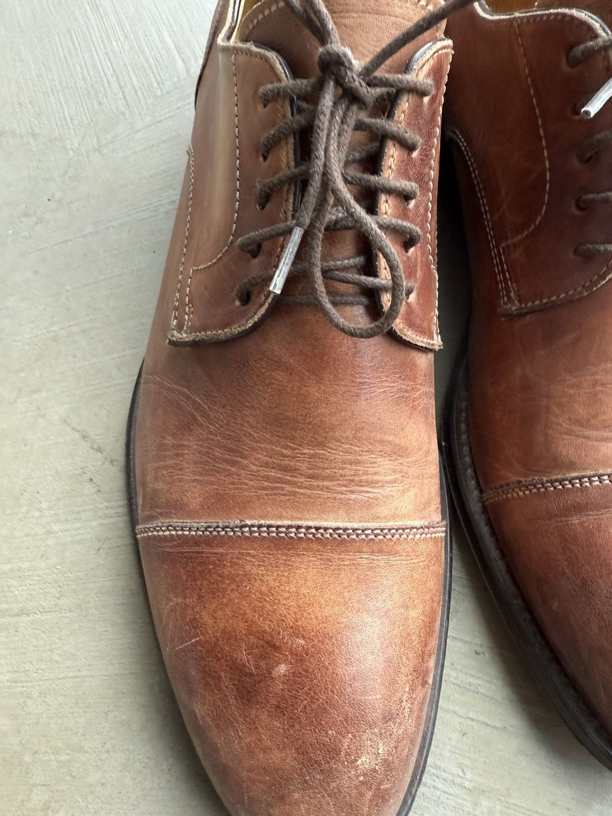 Gordon Rush Gordon Rush Cap Toe Leather Dress Shoe Size US 9.5 / EU 42-43 - 4 Thumbnail