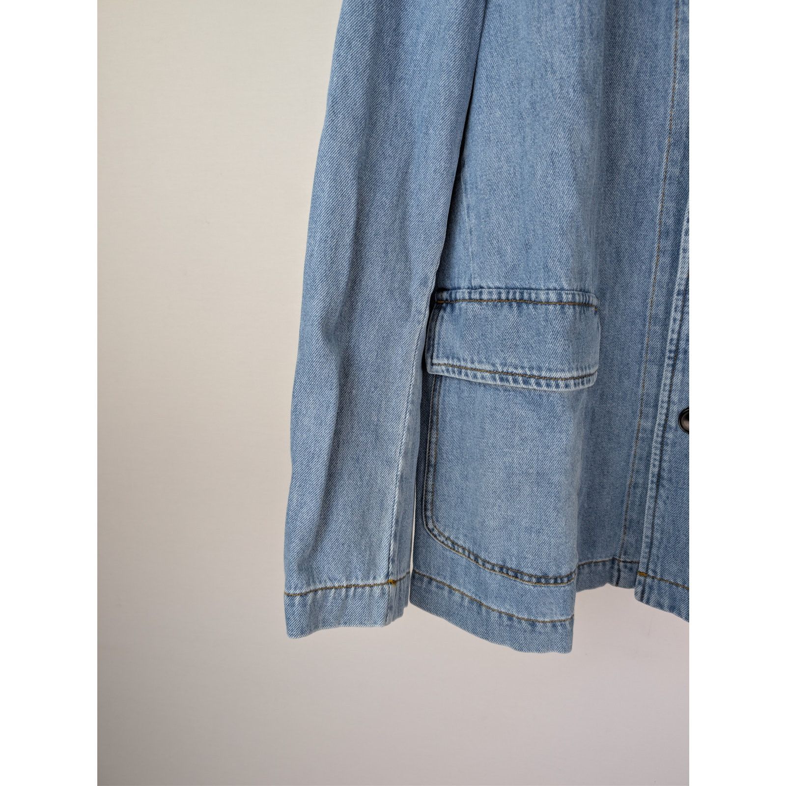 Dries Van Noten o1rshd1 Braxton Denim Jacket in Blue Size US XXL / EU 58 / 5 - 6 Thumbnail