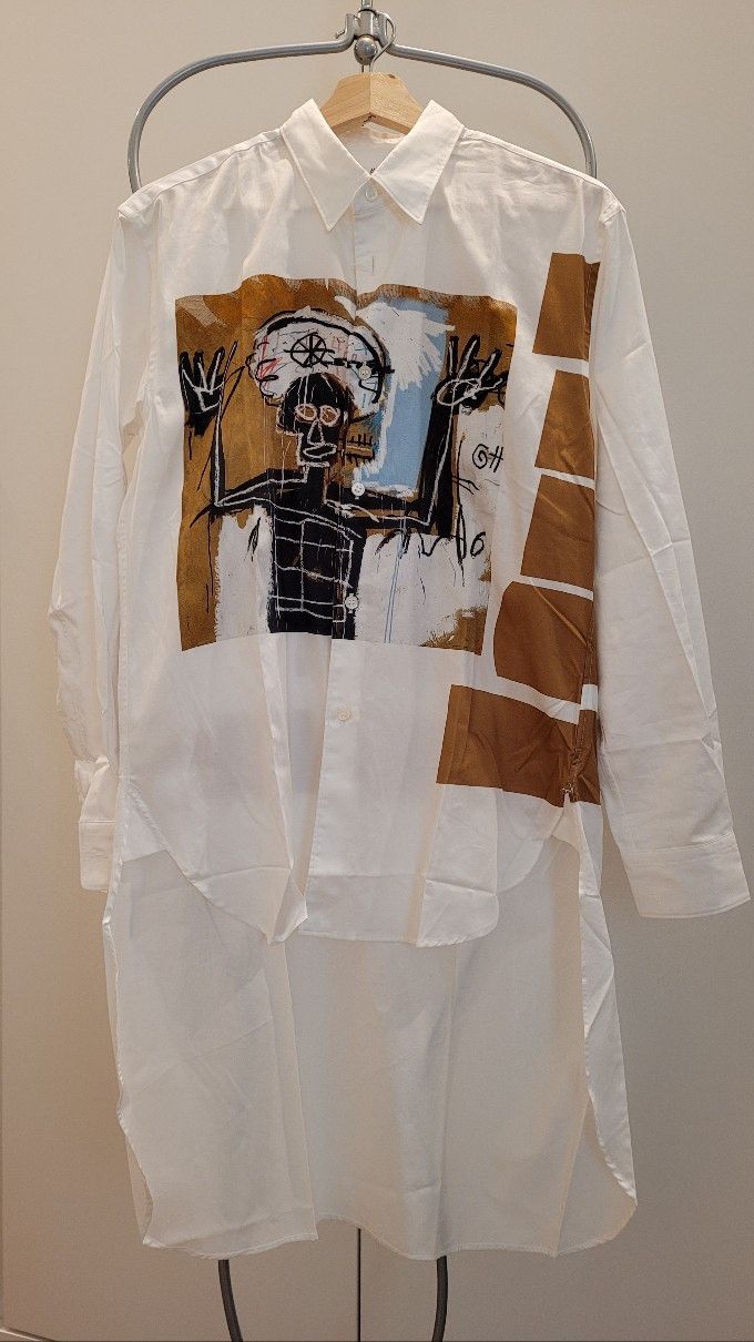 Comme Des Garcons Shirt Jean Michel Basquiat Long Shirt