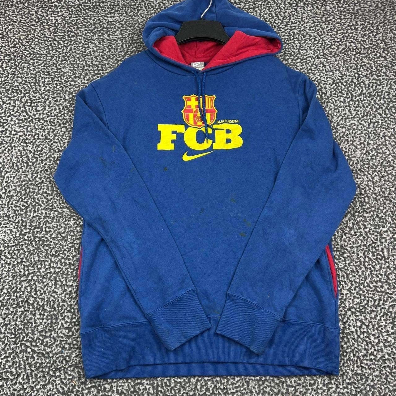 Nike Nike FC Barcelona Blaugrana FCB Hoodie L Soccer Pullover Y2k Size US L / EU 52-54 / 3 - 1 Thumbnail