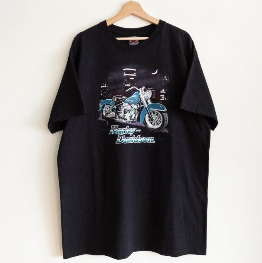 Harley Davidson Harley Davidson 1999 FatBoy T-Shirt Black Size US XL / EU 56 / 4 - 6 Thumbnail