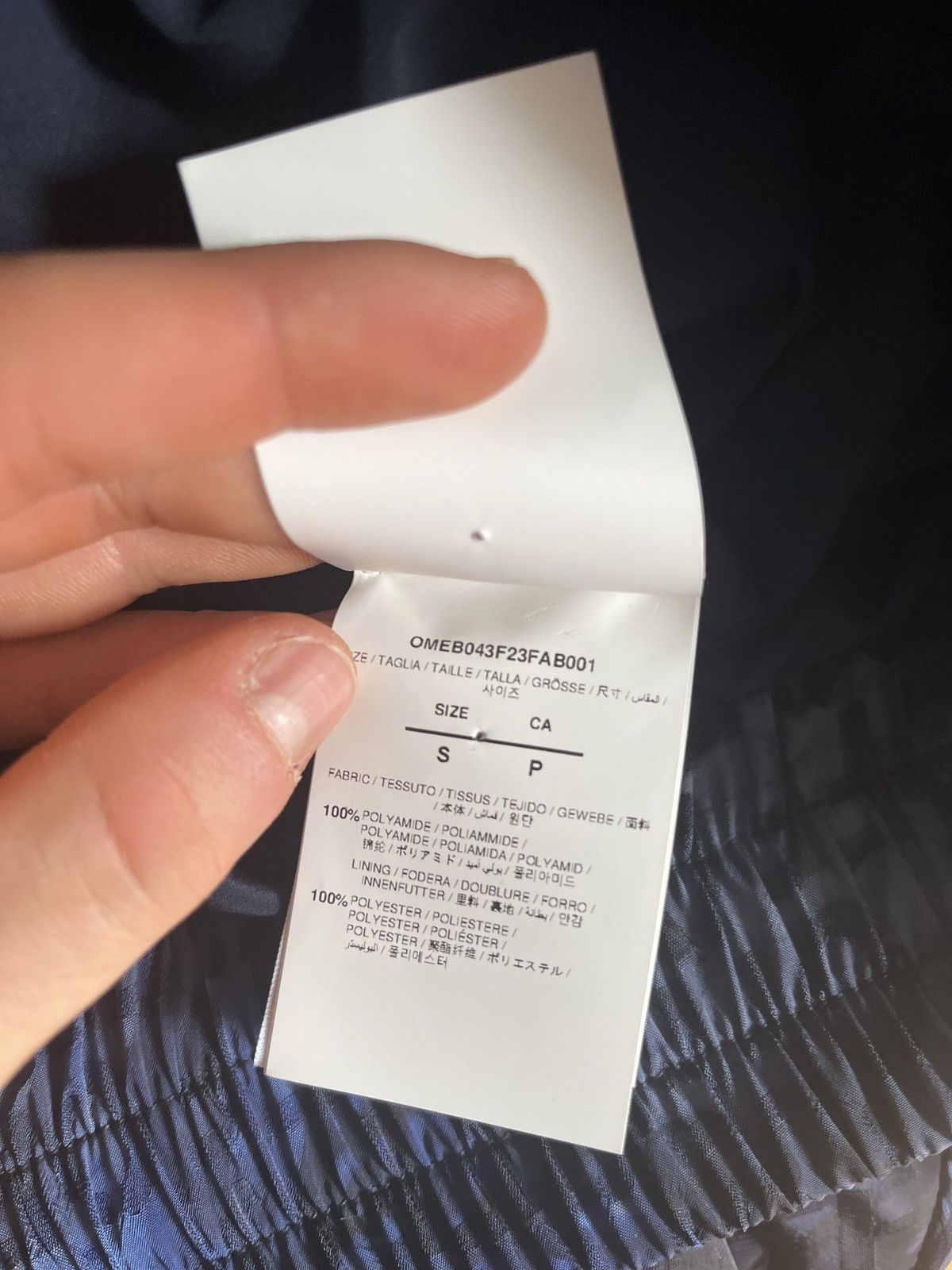 Off-White Off-White Raincoat Logo Jacquard Size US S / EU 44-46 / 1 - 10 Thumbnail