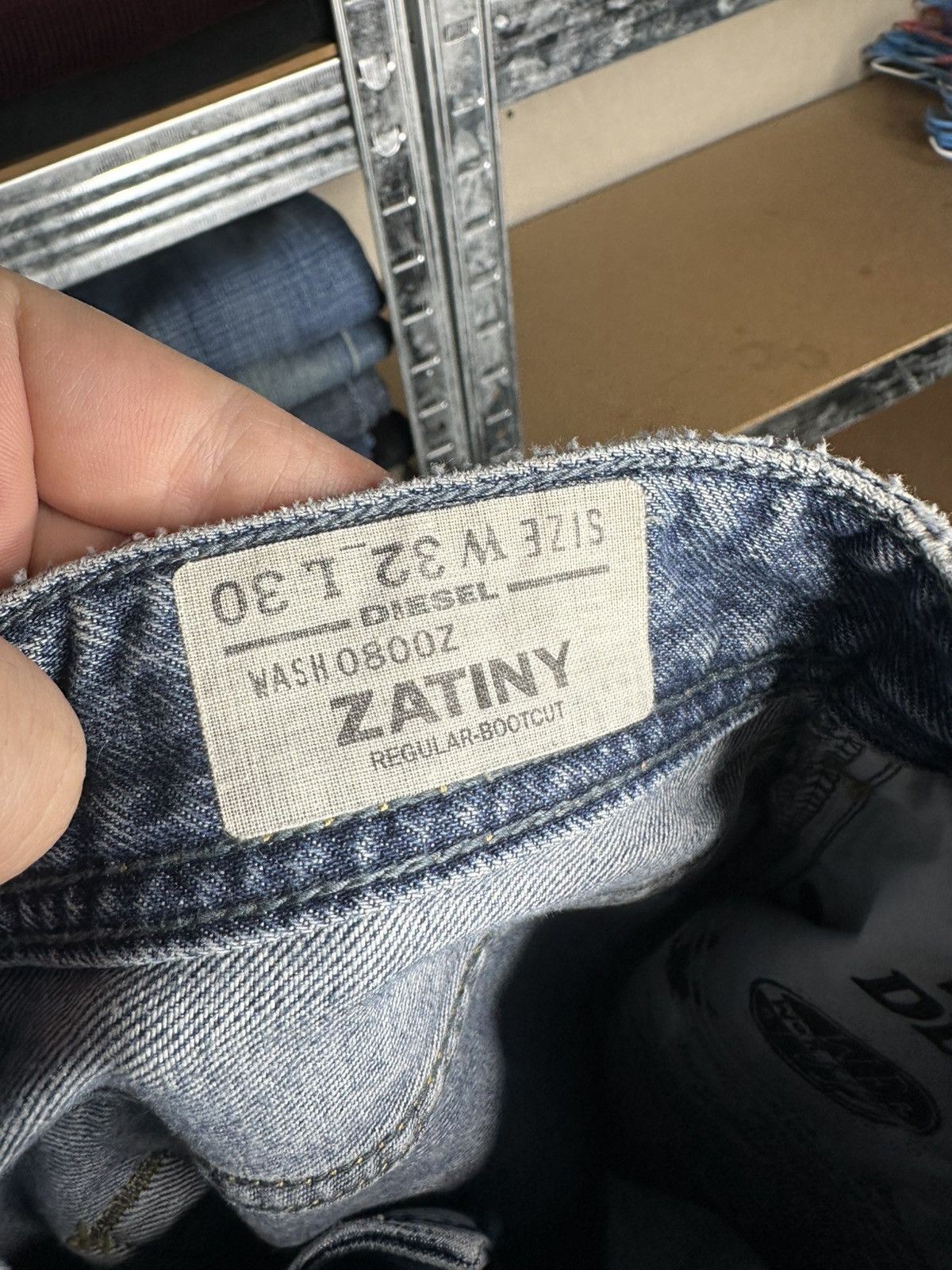 Diesel Diesel Industry Zatiny Regular Bootcut Denim Jeans W32 L30 Size US 32 / EU 48 - 11 Thumbnail