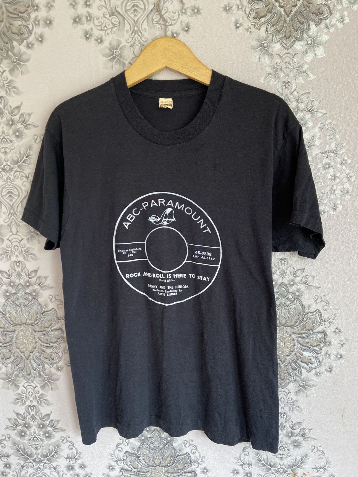 Band Tees 80s ABC Paramount Danny And The Juniors Vinyl Tshirt Size US L / EU 52-54 / 3 - 1 Thumbnail