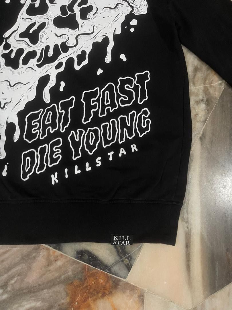 Killstar Killstar Eat Fast Die Young Sweatshirt Size US XS / EU 42 / 0 - 7 Thumbnail