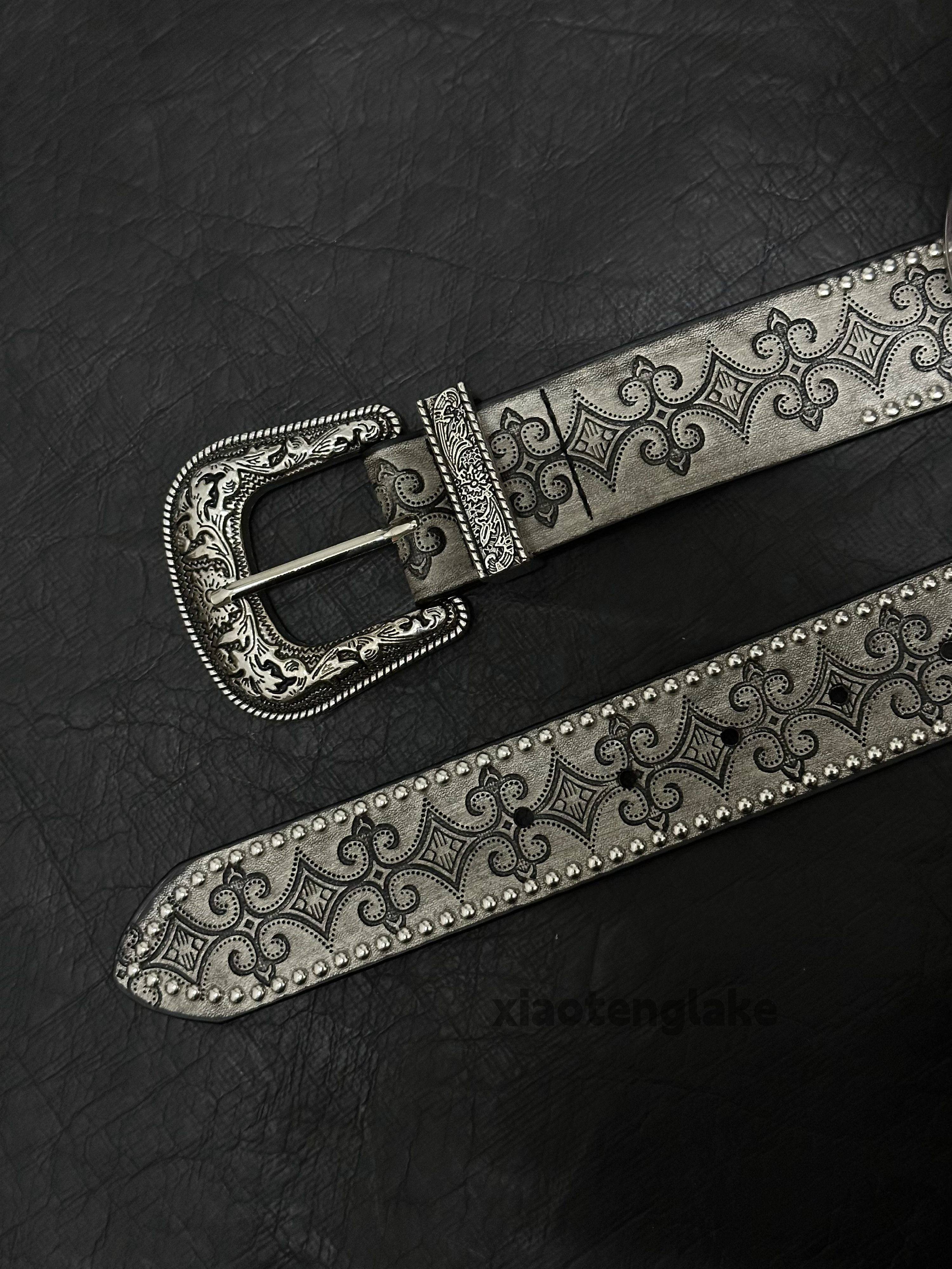 Japanese Brand Unisex utility punk yuppie full pattern festival belt Size ONE SIZE - 5 Thumbnail