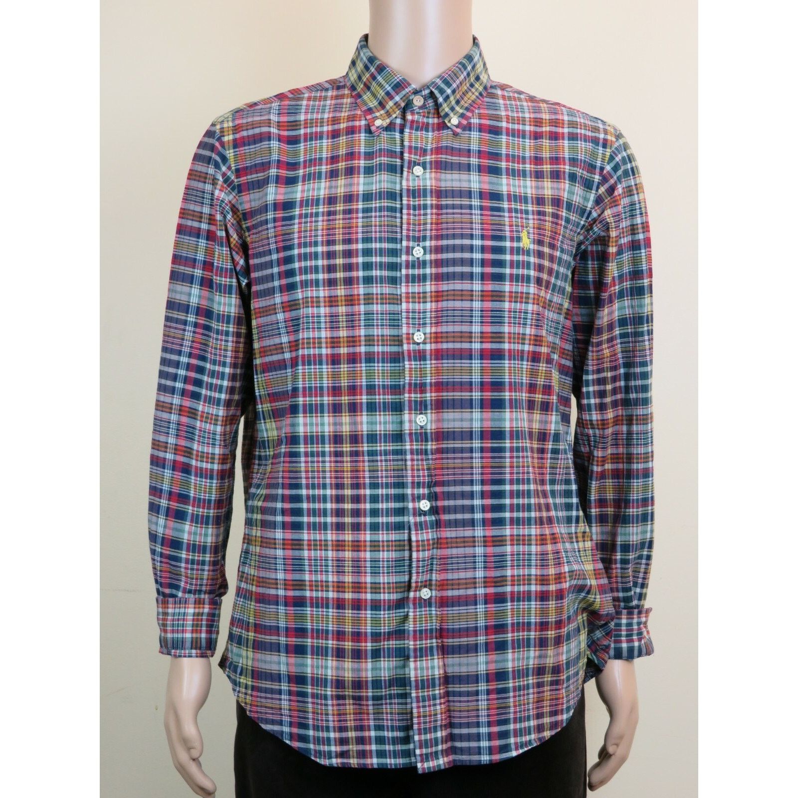 Lauren Ralph Lauren RALPH LAUREN ABERDARE MULTI COLOR CHECK COTTON SHIRT L Size US L / EU 52-54 / 3 - 1 Thumbnail
