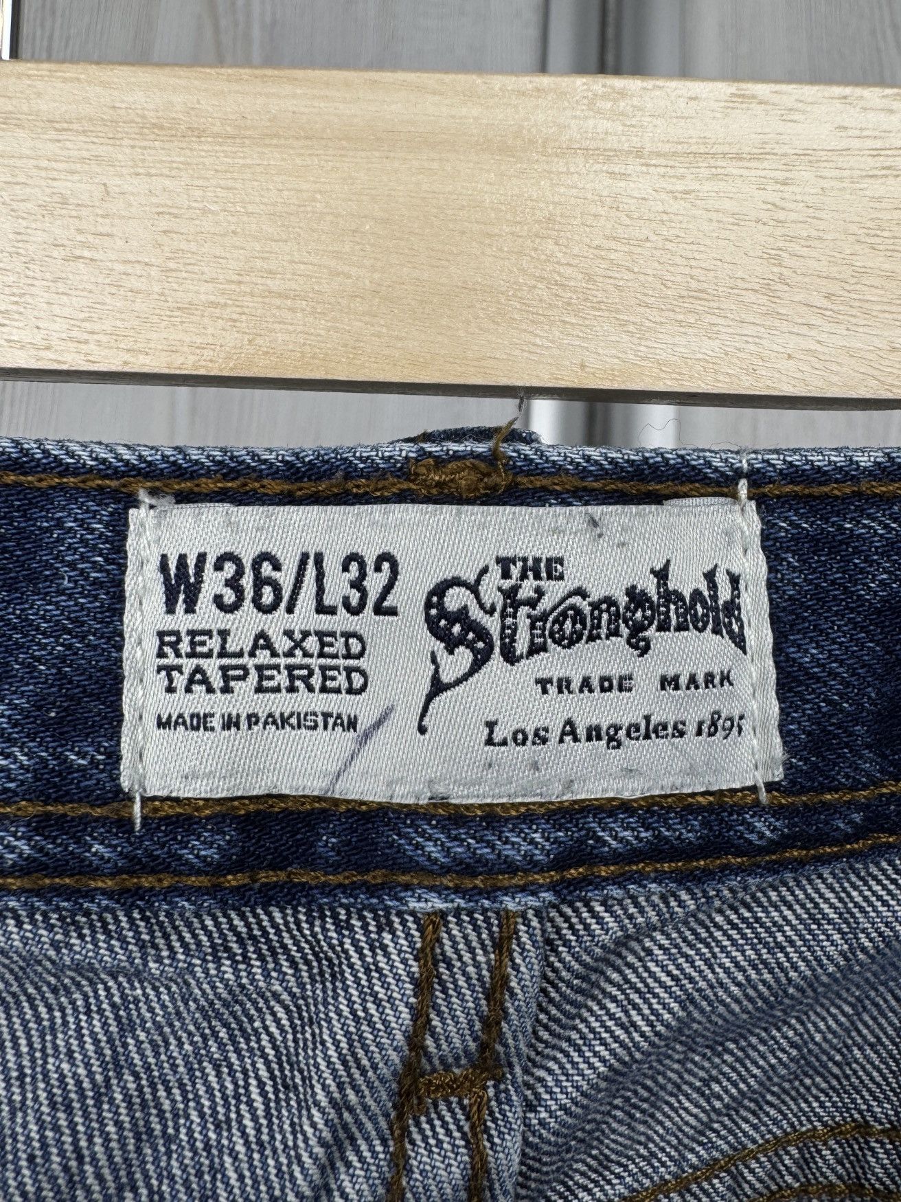 The Stronghold The Stronghold blue faded selvedge denim jeans Size US 36 / EU 52 - 11 Thumbnail
