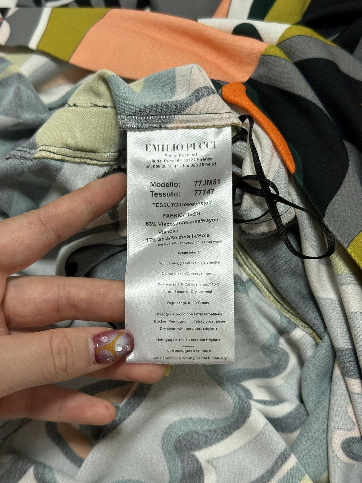 Emilio Pucci EMILIO PUCCI Fall Winter 2017 Mini Dress Size XS / US 0-2 / IT 36-38 - 7 Thumbnail