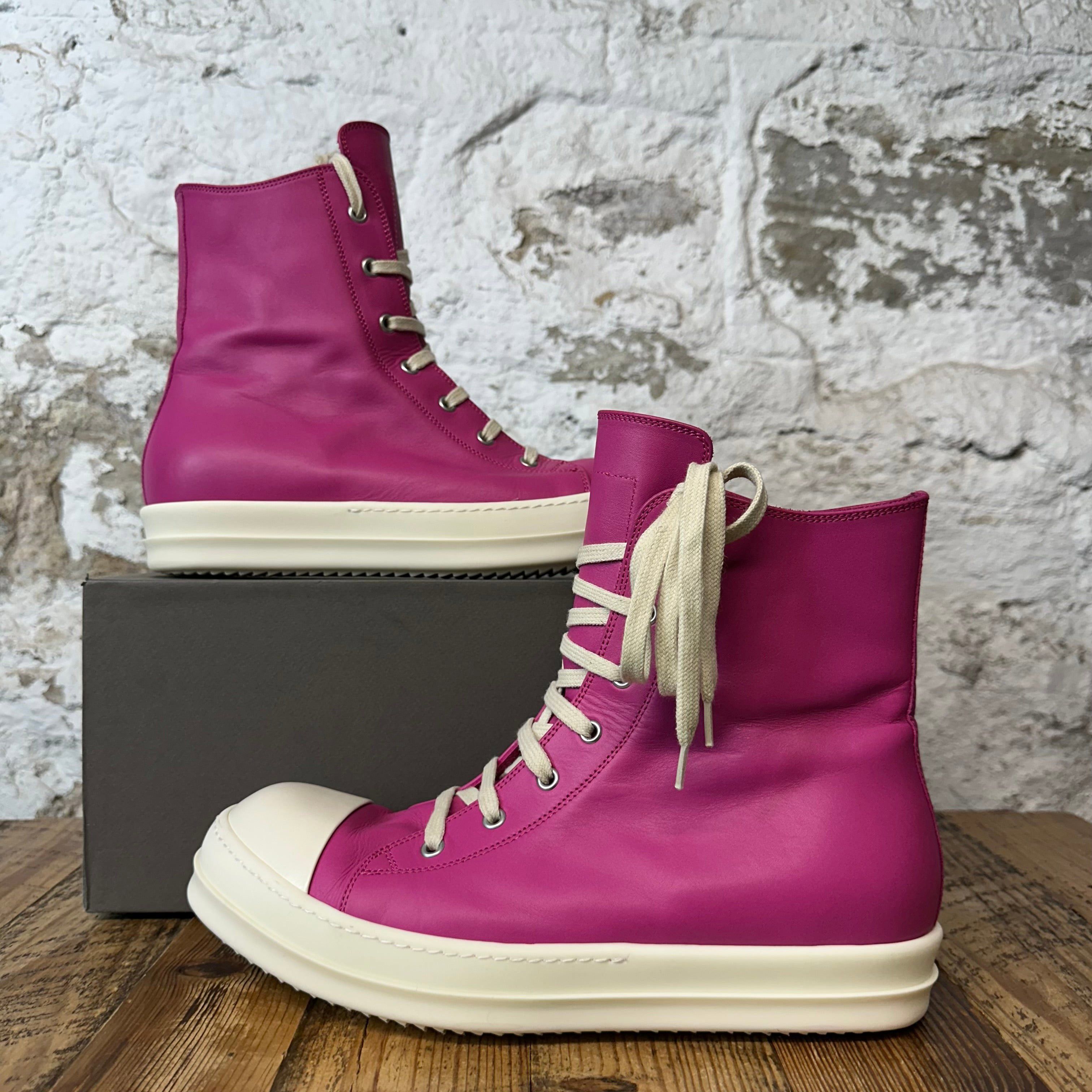 Rick Owens × Rick Owens Drkshdw Rick Owens Geobasket Hot Pink 