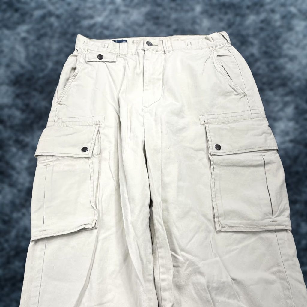 Polo Ralph Lauren VINTAGE Polo Ralph Lauren Pants Cargo Relaxed Fit 34x31 Beige Men Size US S / EU 44-46 / 1 - 1 Thumbnail