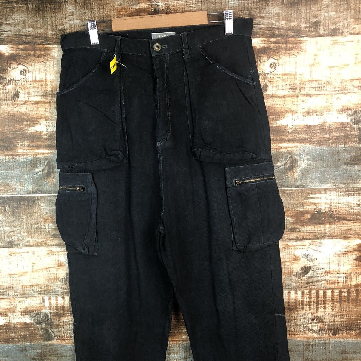 HARE DL Hare Dark Blue utility Cargo Multipocket Pants #C652 Size US 31 - 4 Thumbnail