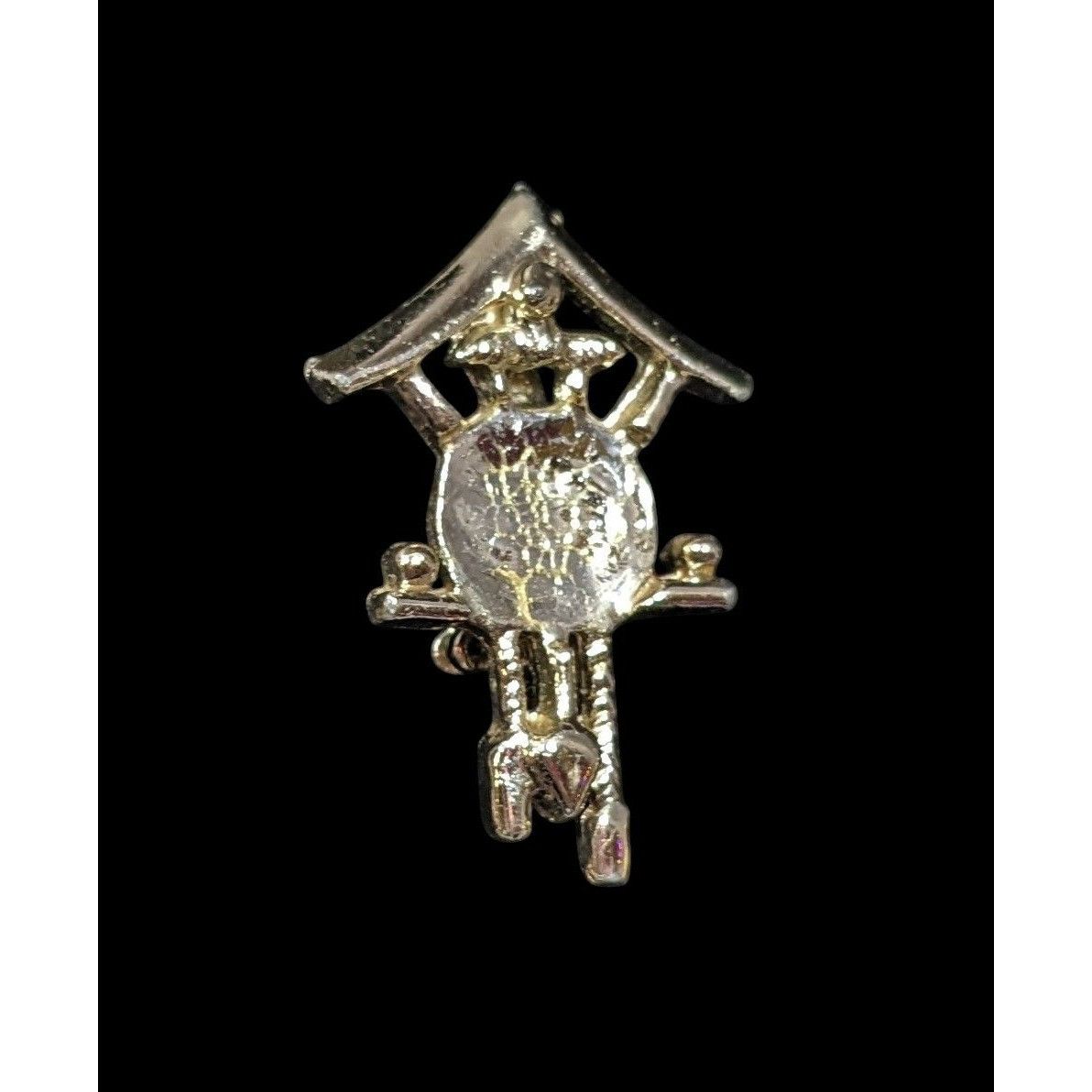 Other Vintage Cuckoo Clock Silver Tone Brooch (Missing Piece) Size ONE SIZE - 1 Thumbnail