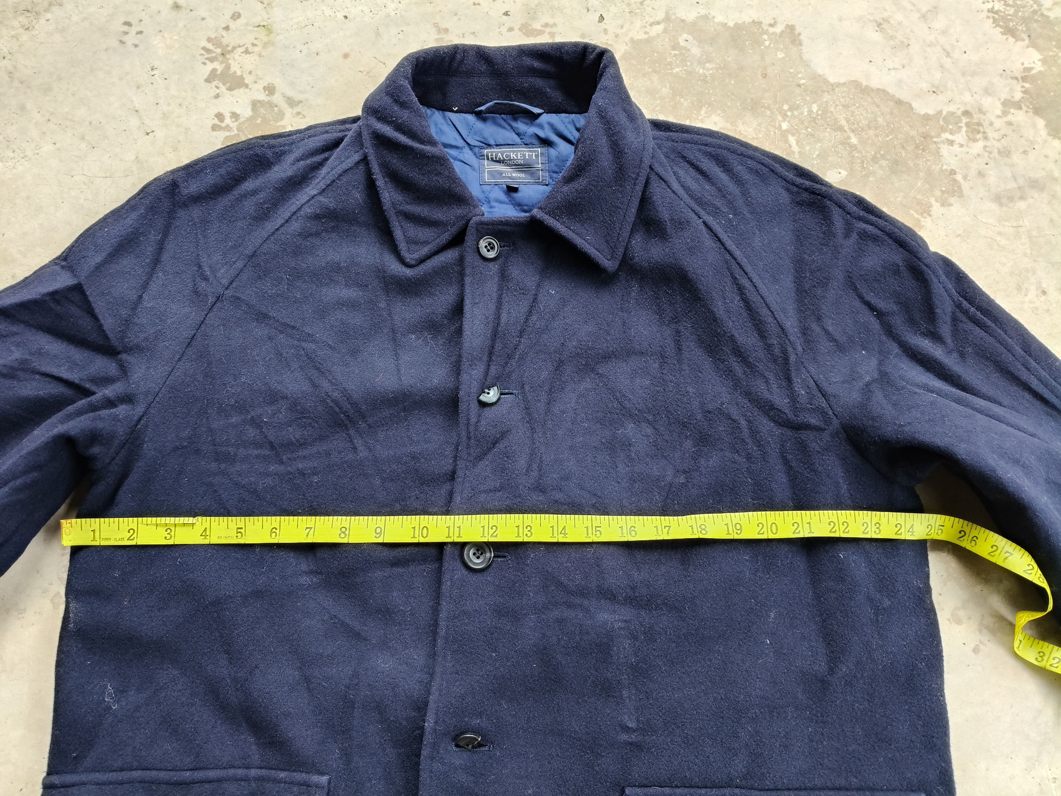 Hackett × Vintage Vintage Hackett Button Wool Jacket Size US L / EU 52-54 / 3 - 13 Thumbnail