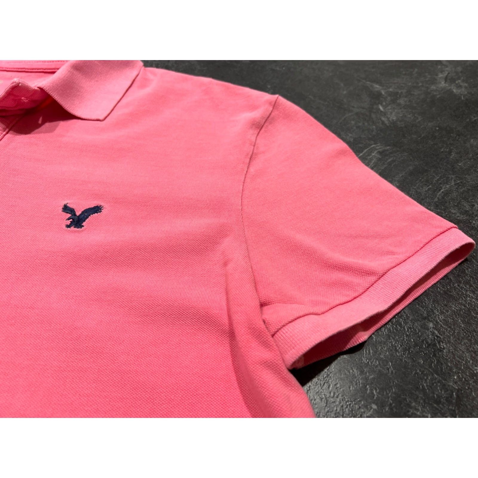 American Eagle Outfitters VINTAGE American Eagle Polo Shirt Pink Short Sleeve Athletic Fit XL Extra Large Size US XL / EU 56 / 4 - 5 Thumbnail