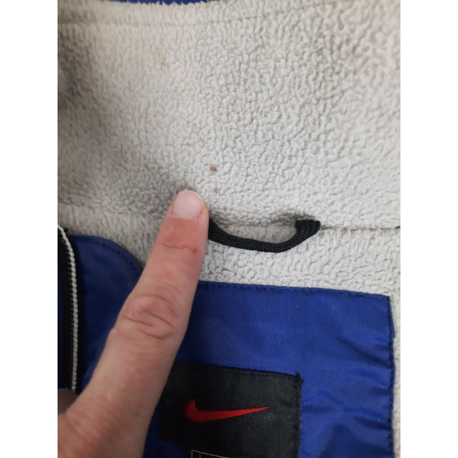 Nike VINTAGE Nike Jacket Parka Blue Size L Mens Winter Fleece-Lined Coat 00s Y2K Nike Dri-Fit Logo Nicely Styled Vtg Size US L / EU 52-54 / 3 - 3 Thumbnail