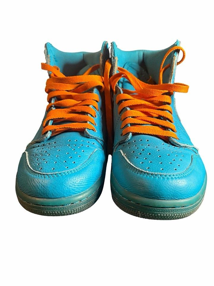 Jordan Brand Air Jordan 1 Retro High OG Gatorade Cool Blue SZ 9.5 Size US 9.5 / EU 42-43 - 6 Thumbnail