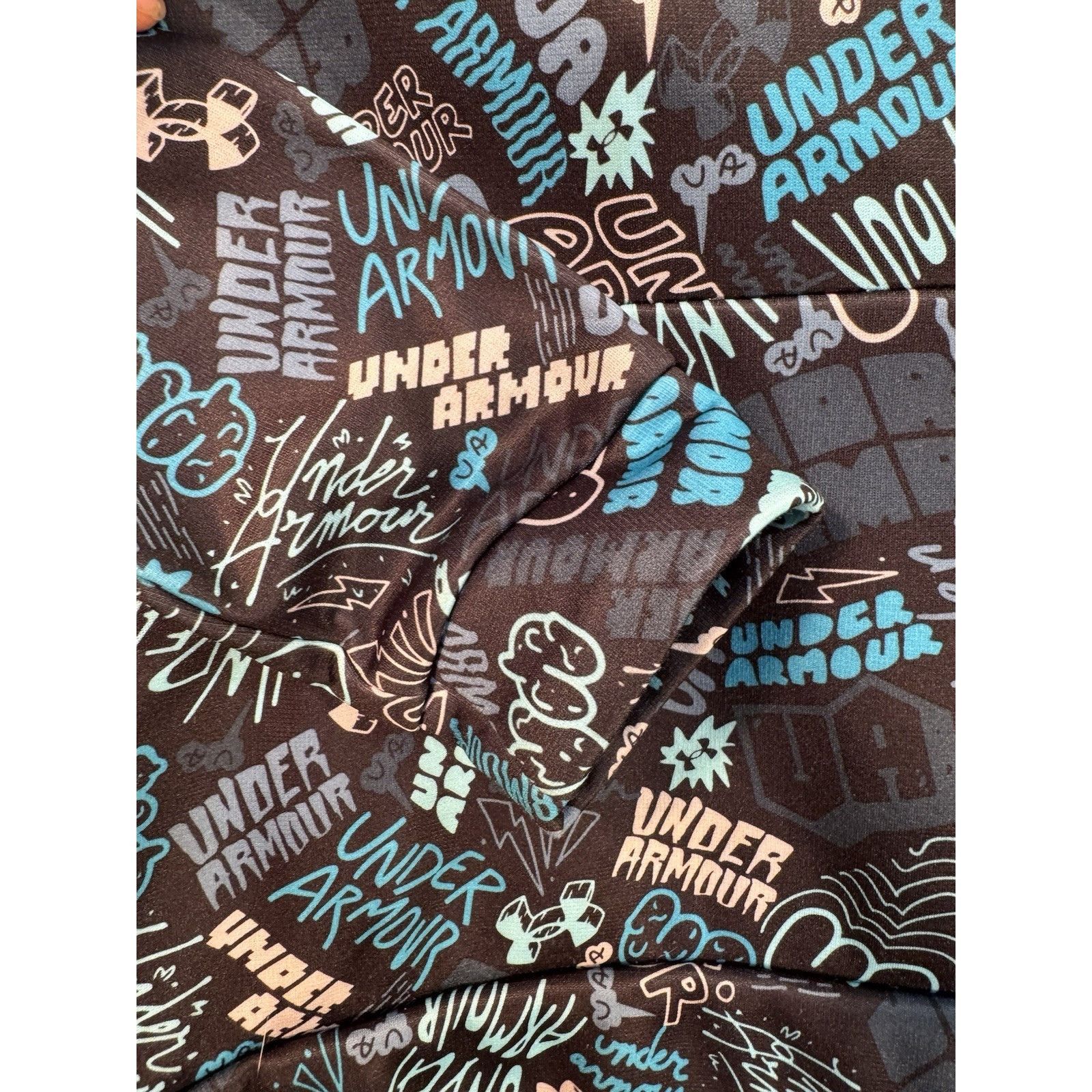 Under Armour Under Armour Blue Logo Pullover Hoodie Sweater Jacket Boys Y Size US XS / EU 42 / 0 - 4 Thumbnail