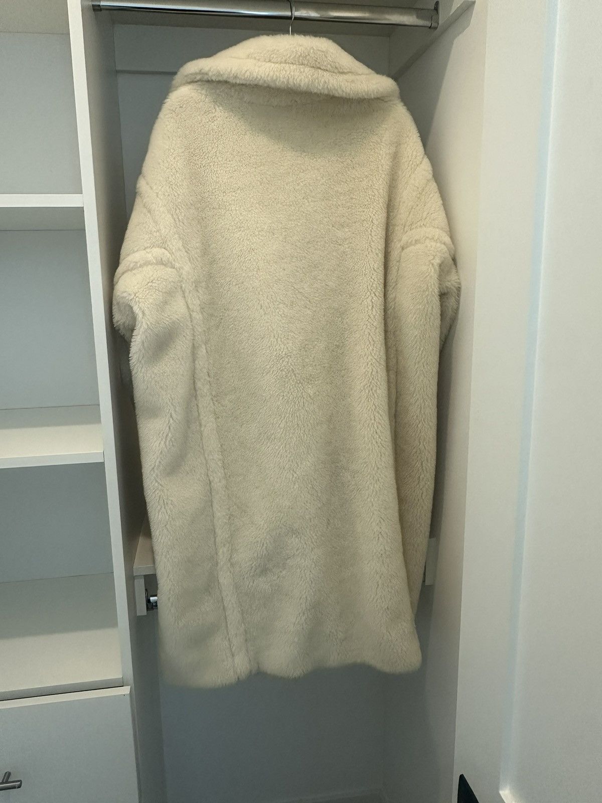 Max Mara White Teddy Bear Icon Coat Size S / US 4 / IT 40 - 6 Thumbnail