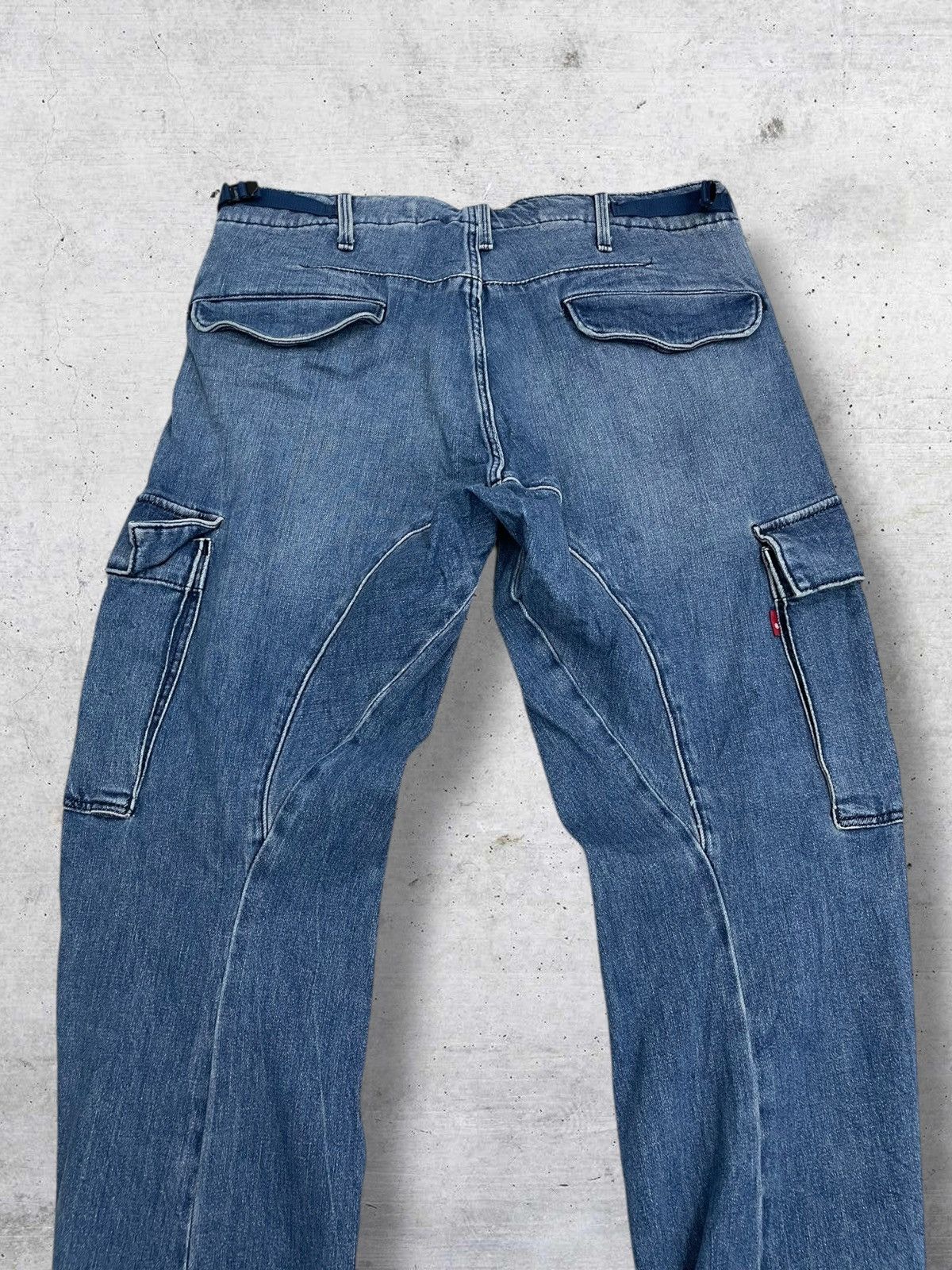 Levi's Vintage Clothing VINTAGE ENGINEERED LEVIS USA DESIGNER TWISTED CARGO DENIM Size US 31 - 11 Thumbnail