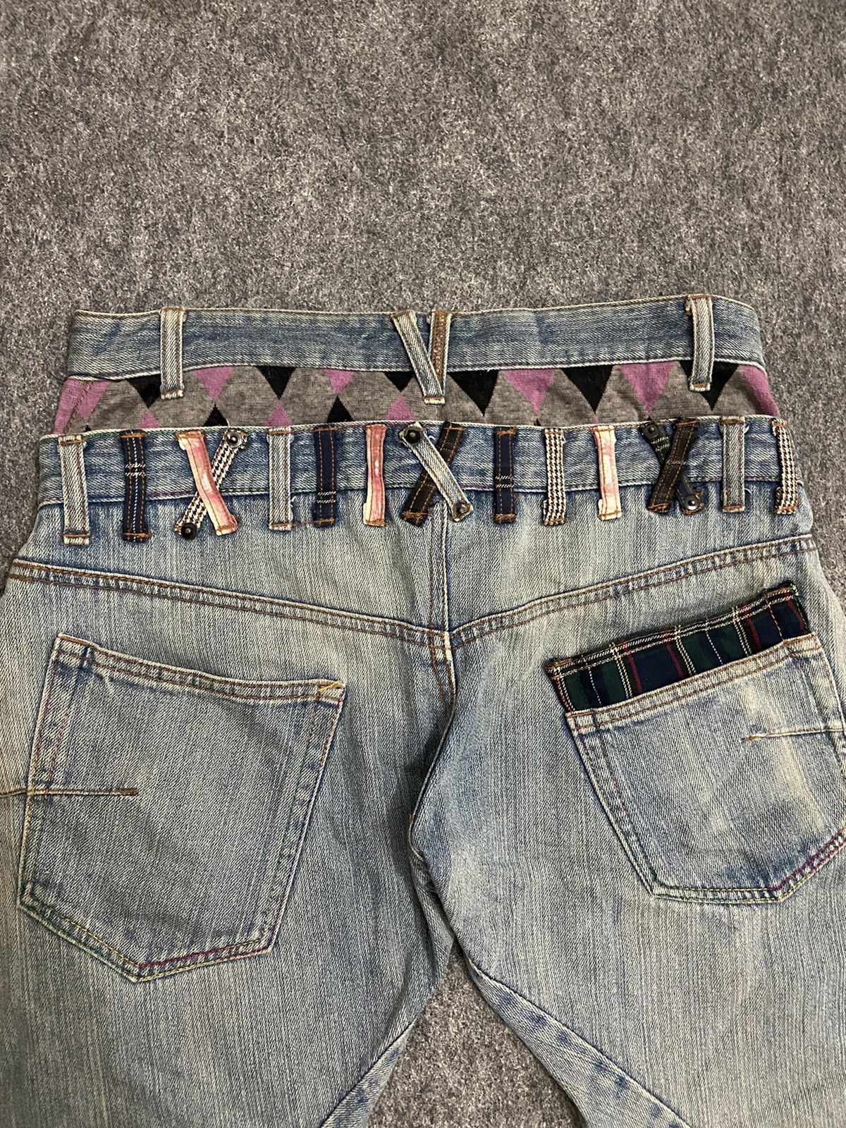 Japanese Brand Double waist Japanese denim shorts Size US 30 / EU 46 - 5 Thumbnail