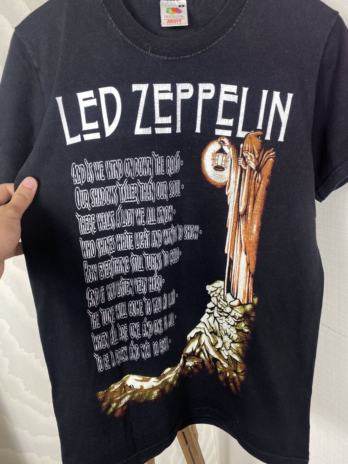Band Tees × Led Zeppelin × Vintage Led Zeppelin Death T Shirt Size US S / EU 44-46 / 1 - 5 Thumbnail