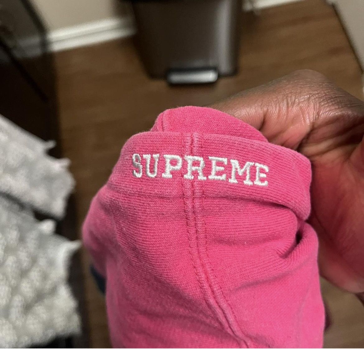 Japanese Brand Supreme S Logo Colorblocked Hooded Sweatshirt - Size Large Size US L / EU 52-54 / 3 - 3 Thumbnail