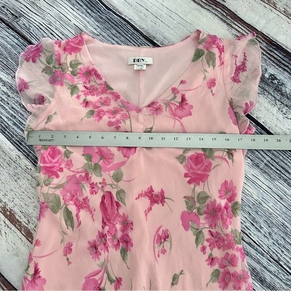 Vintage Vintage DBY 90’s Pink Floral Dress Size M / US 6-8 / IT 42-44 - 9 Thumbnail