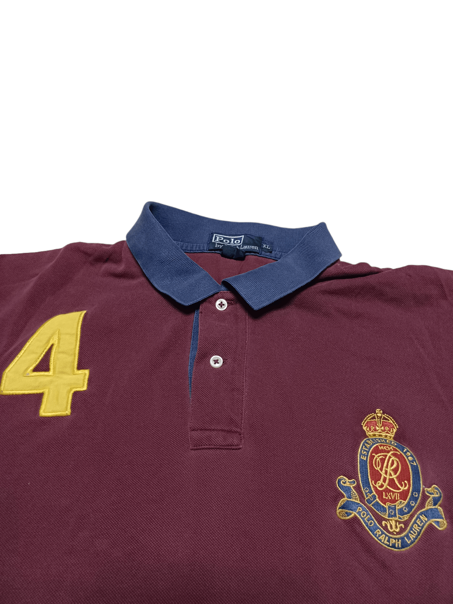 Polo Ralph Lauren FANTASTIC POLO RALPH LAUREN 90S VINTAGE POLO SHIRT Size US XL / EU 56 / 4 - 3 Thumbnail
