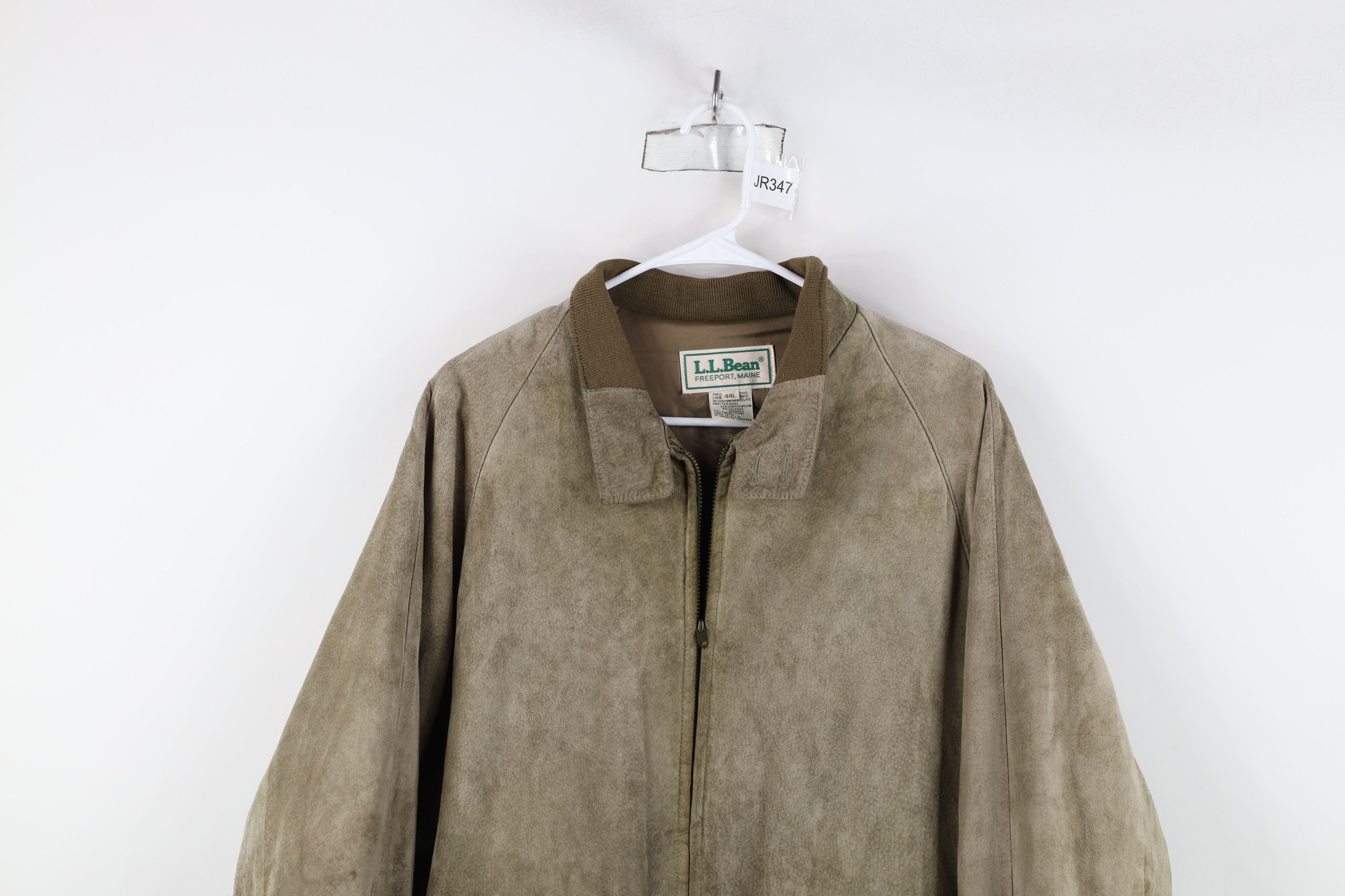 L.L. Bean Vintage 70s LL Bean Leather Cafe Racer Bomber Jacket USA Size US XXL / EU 58 / 5 - 2 Thumbnail