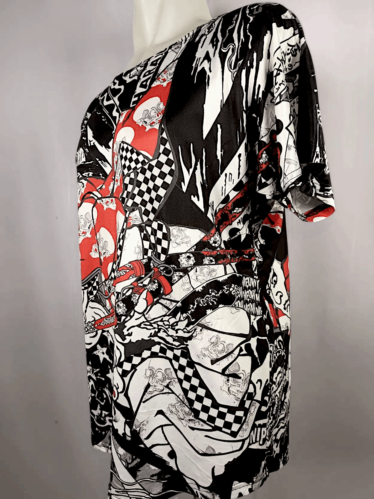 Japanese Brand VINTAGE ACDC RAG Samurai Harajuku Is Not Dead Full print Size US L / EU 52-54 / 3 - 17 Thumbnail