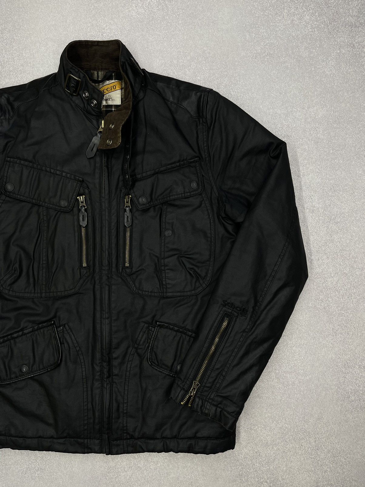 Schott Vintage Schoot Perfecto Motorcycle Biker Jacket Racing Y2K Size US S / EU 44-46 / 1 - 3 Thumbnail