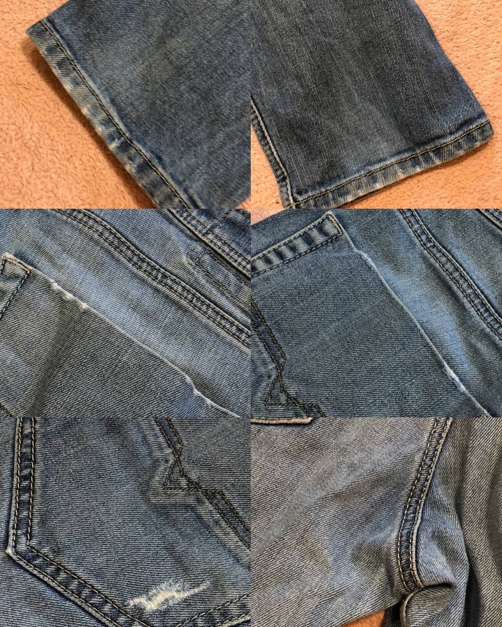 Diesel vintage blue jeans Diesel crazy Y2K size 33 streetwear Size US 33 - 24 Thumbnail