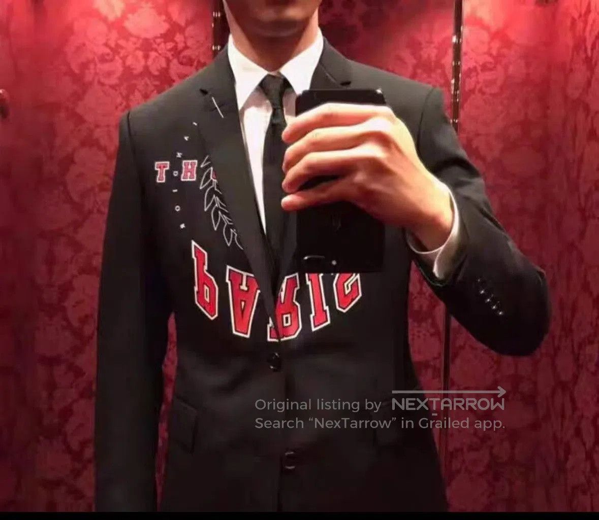 Kris Van Assche Dior Homme 18ss Wheat Logo Wool Blazer. Size US M / EU 48-50 / 2 - 8 Thumbnail