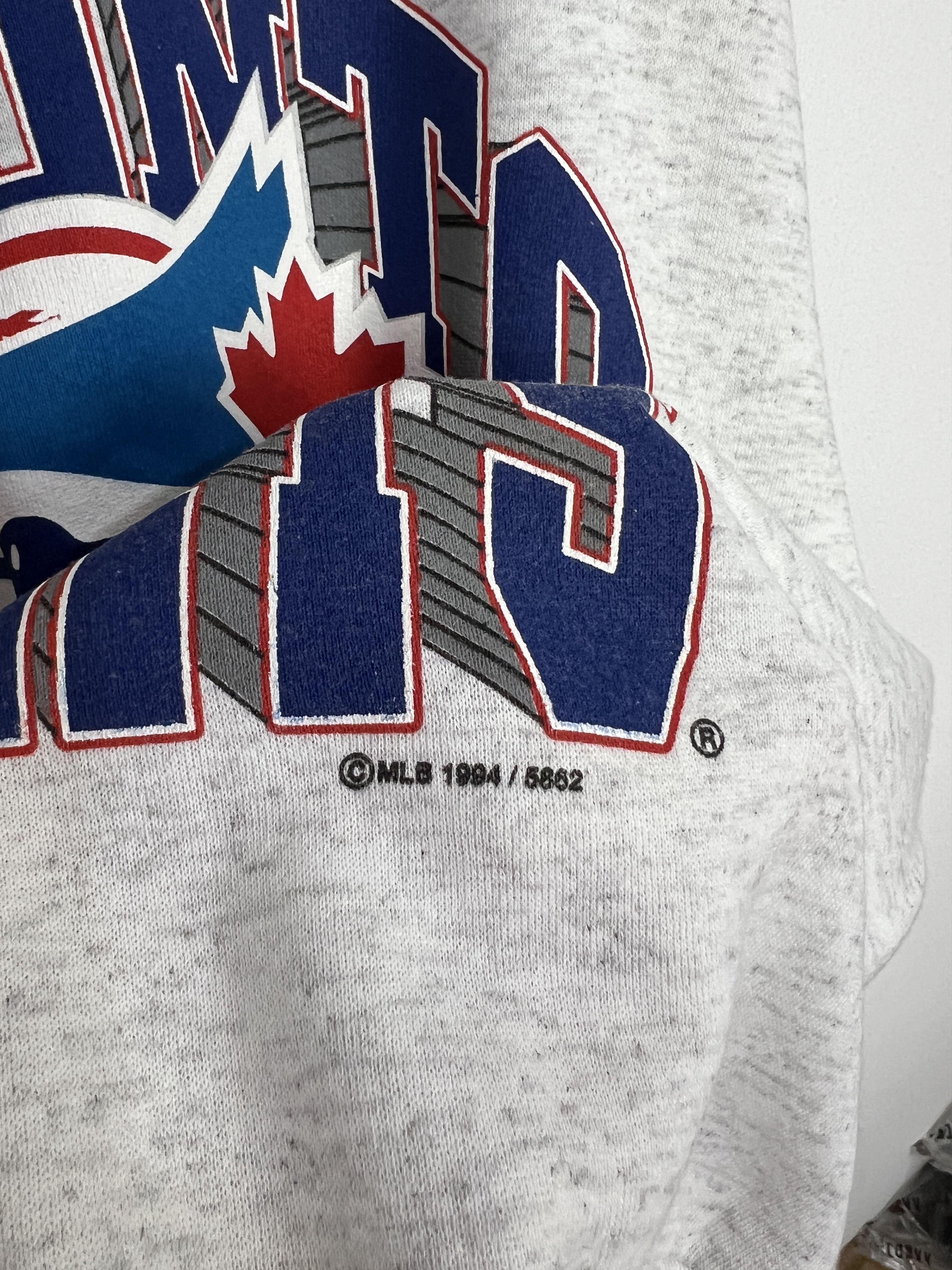 Vintage Toronto Jays Sweatshirt Over Print Crewneck Track Top Size US XXL / EU 58 / 5 - 5 Thumbnail