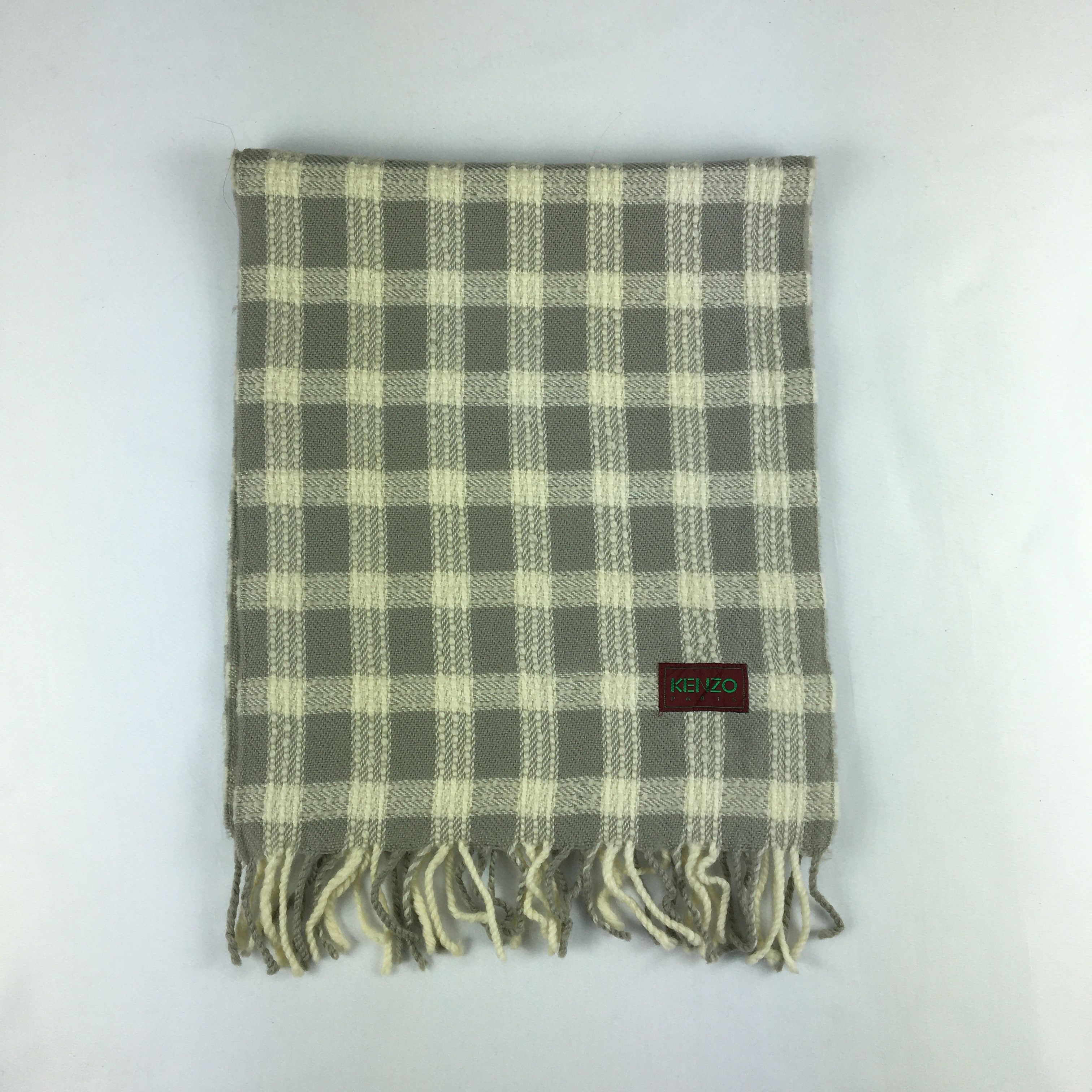 Vintage Kenzo Scarf Muffler Wool Cashmere Scarves