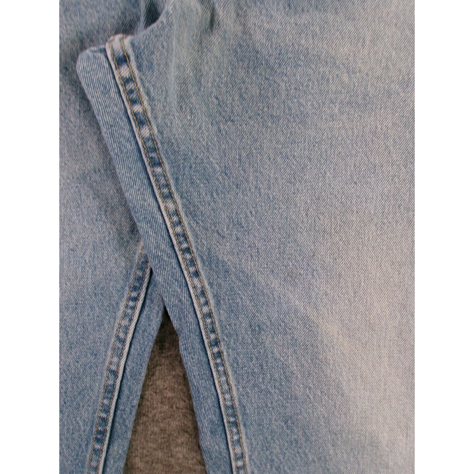 Lee Lee Jeans Men 40X29 Blue Straight Leg Regular Fit Medium Wash Workwear Cotton Vintage 80s 90s USA Logo 5-Pocket Inseam 29" Jeans Mens Size US 40 / EU 56 - 5 Thumbnail