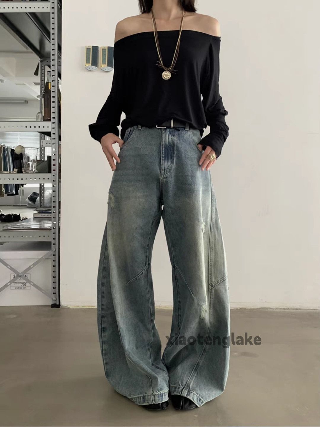 Jean × Vintage Washed faded cleanfit yuppie bootcut flared y2k jeans Size US 28 / EU 44 - 1 Thumbnail