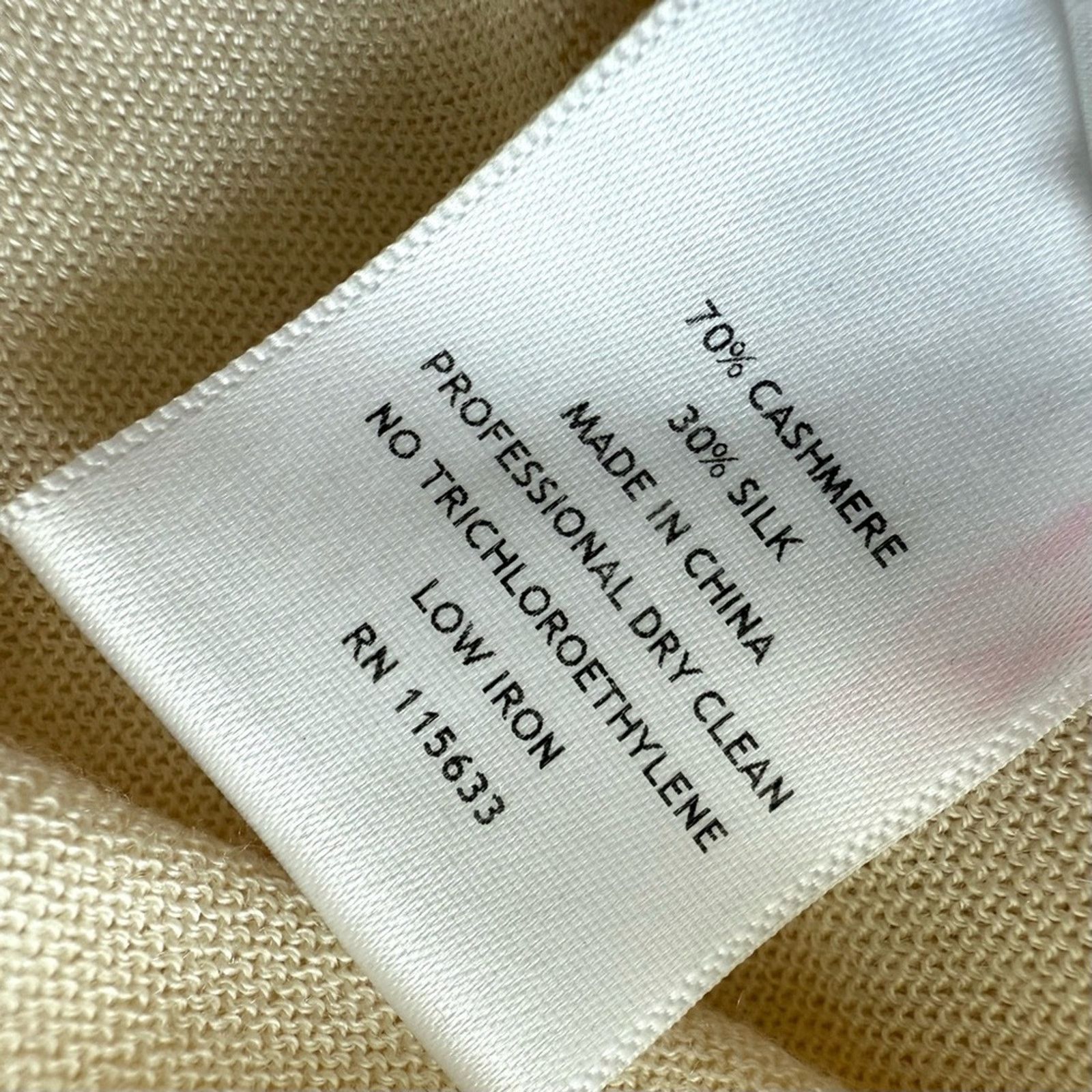 Gabriela Hearst Gabriela Hearst women cashmere/silk beige top size S 580$ Size S / US 4 / IT 40 - 8 Thumbnail