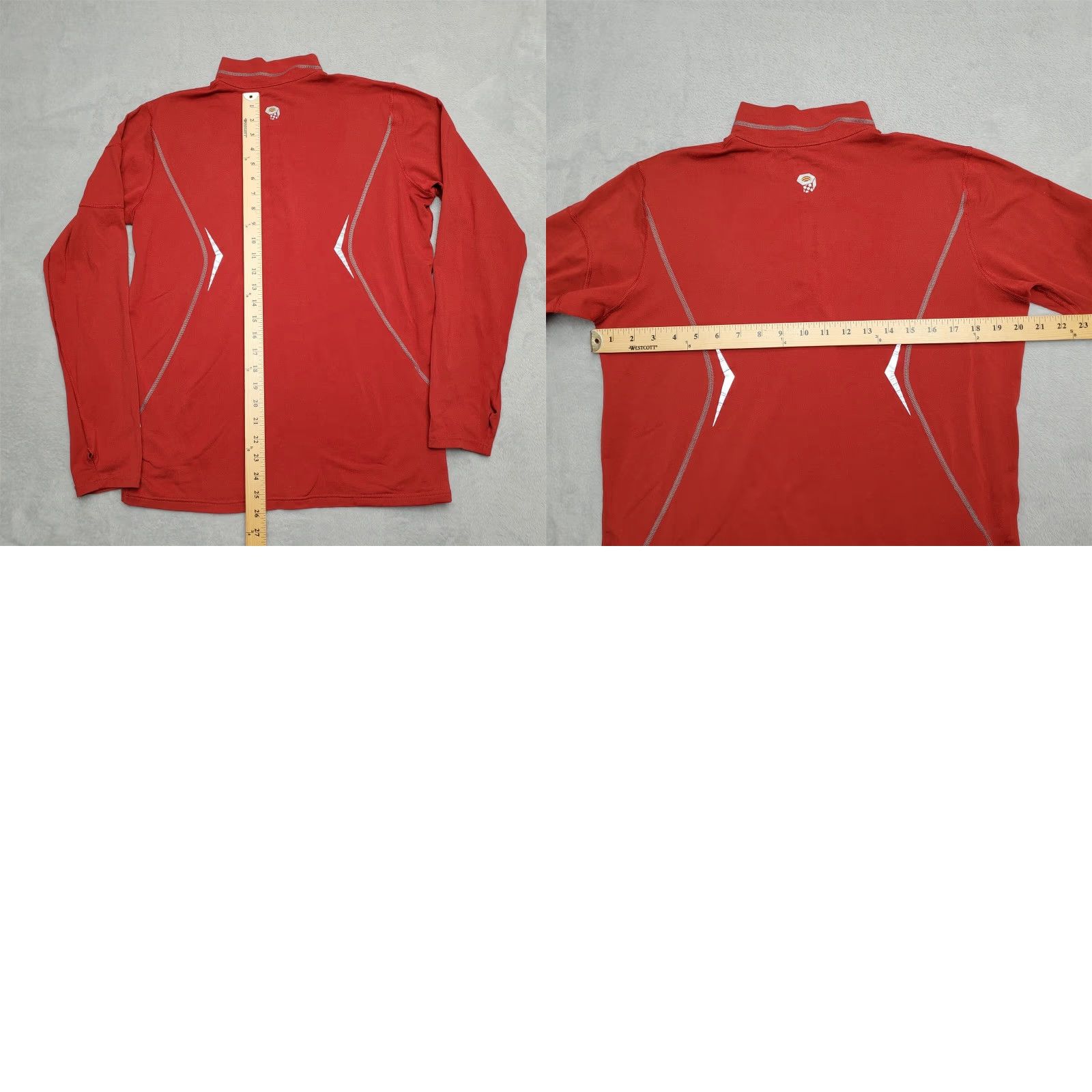Mountain Hardwear Mountain Hardwear Jacket Men S Red 1/4 Zip Pullover Performance Stretch Bike Shirt Sweatshirt Outdoor Casual Mens Size US S / EU 44-46 / 1 - 8 Thumbnail