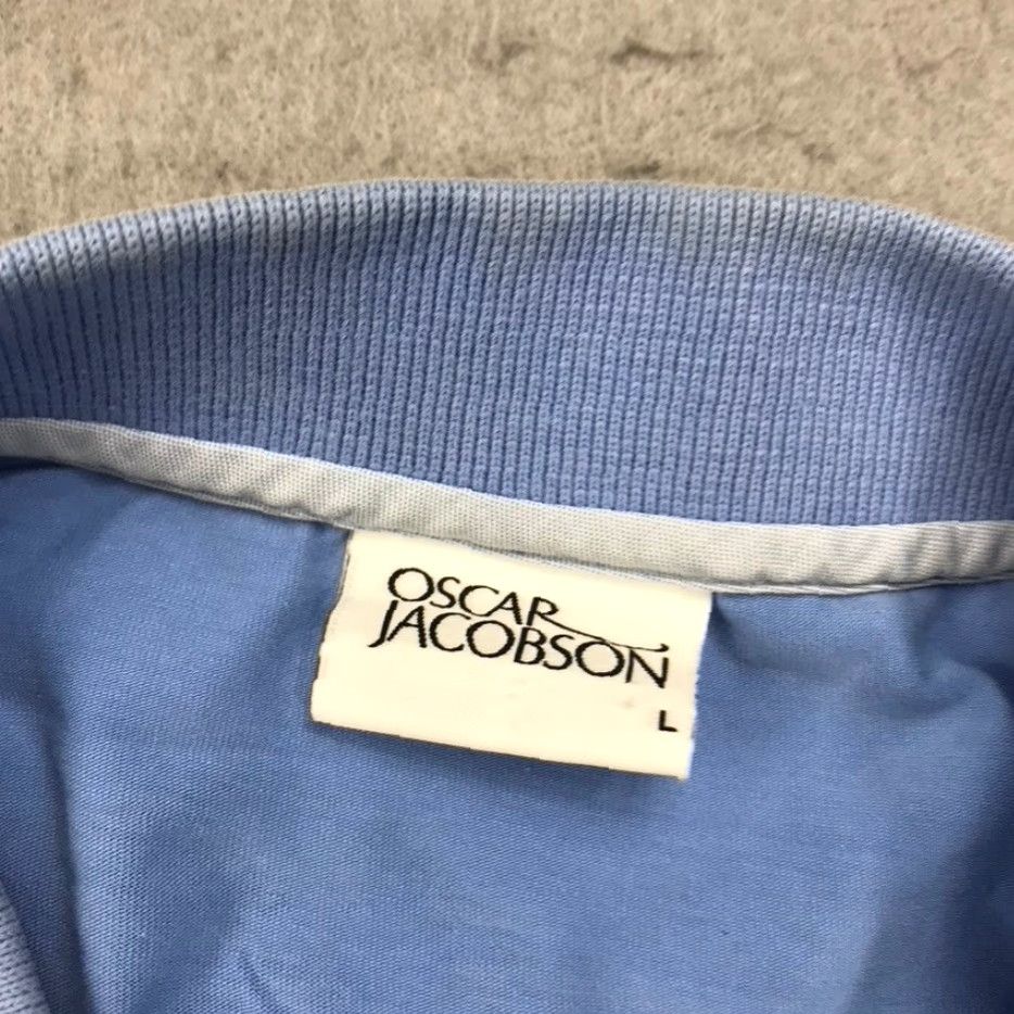 Oscar Jacobson Oscar Jacobson Gleneagles Golf Polo Shirt Mens Large Blue Cotton Blend Polo Shirts Casual Golf Men L Blue Oscar Jacobson Size US L / EU 52-54 / 3 - 5 Thumbnail
