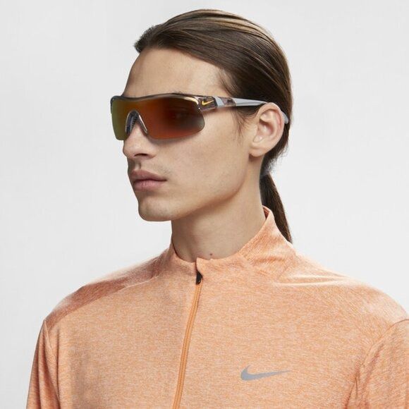 Nike NIKE SHOW X1 DX6520 011 Sunglasses Black Shield Frame Size ONE SIZE - 3 Thumbnail
