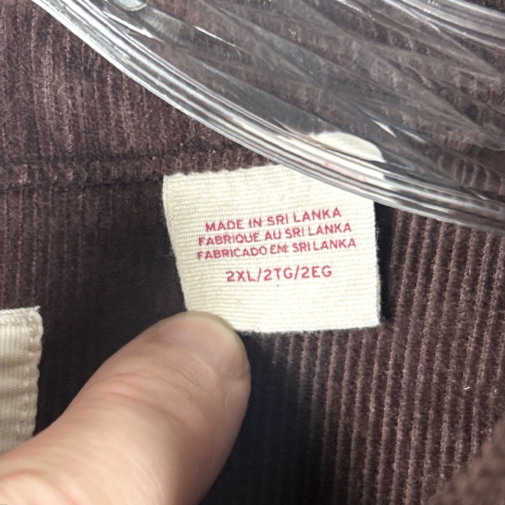 Levi's Levi's Corduroy Shirt Mens 2XL Relaxed Fit Button-Up Brown Shacket Pockets Casual, Workwear, Travel Men Size US XXL / EU 58 / 5 - 4 Thumbnail